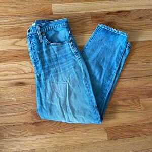 Madewell Classic Straight Leg Jeans 29